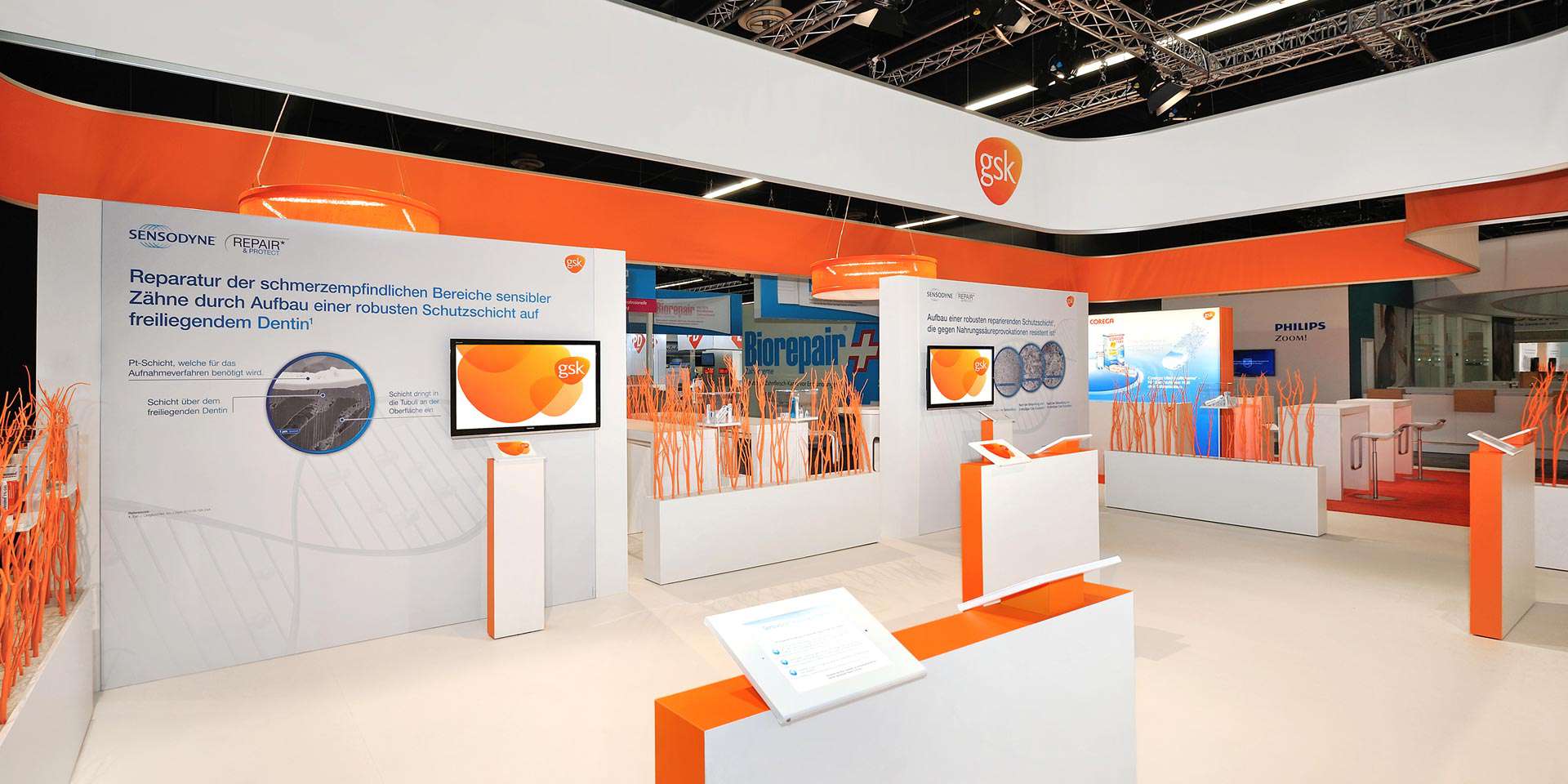 Messestand gsk